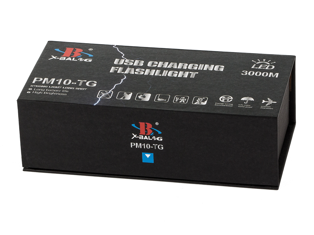 Žibintuvėlis bailong m1682 su led cree pm10-tg