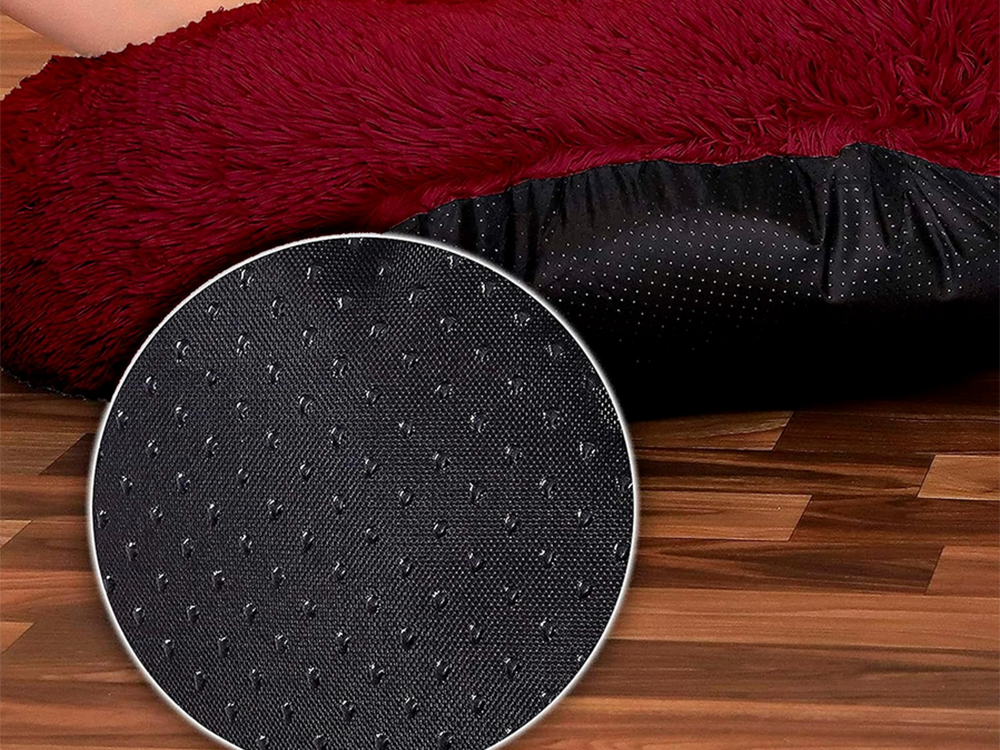 Plušinis guolis šunims ir katėms, 100 cm, bordo