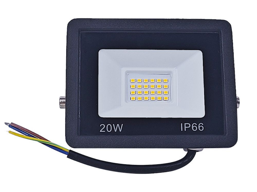 Led šviestuvas su judesio jutikliu 20w 6000k ip66