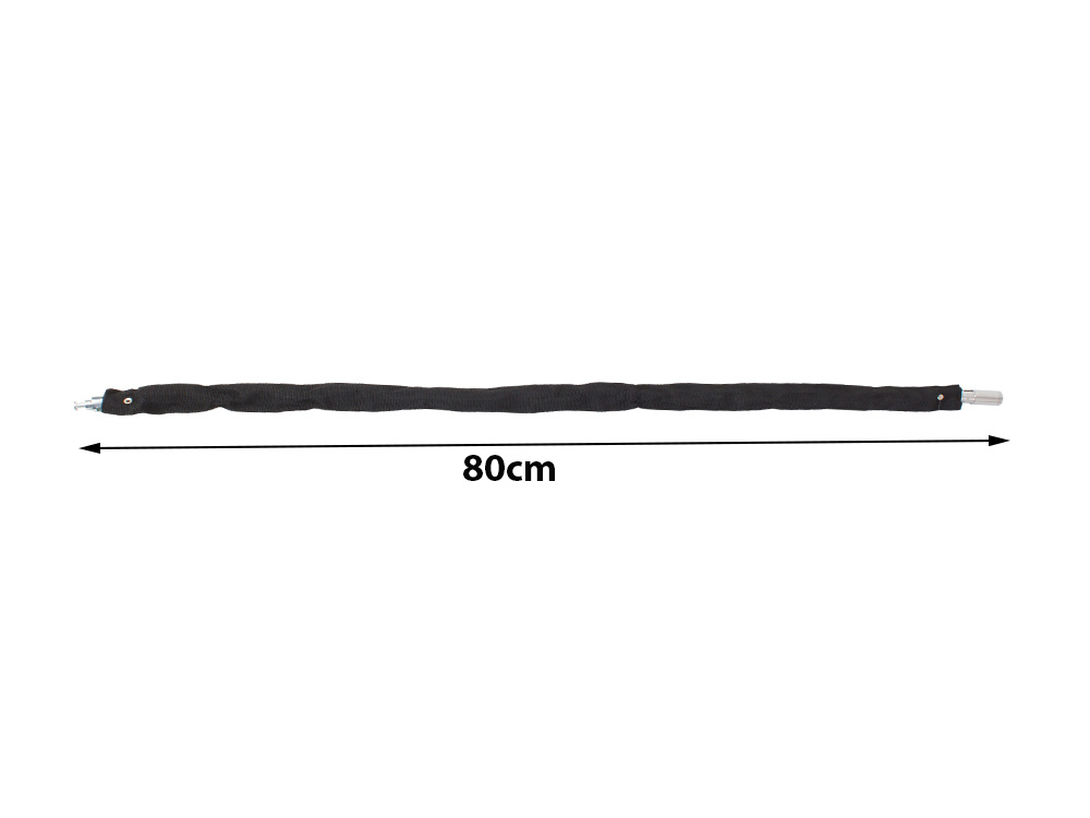 Dviračio grandinės užraktas su žalvarine spyna, 80 cm