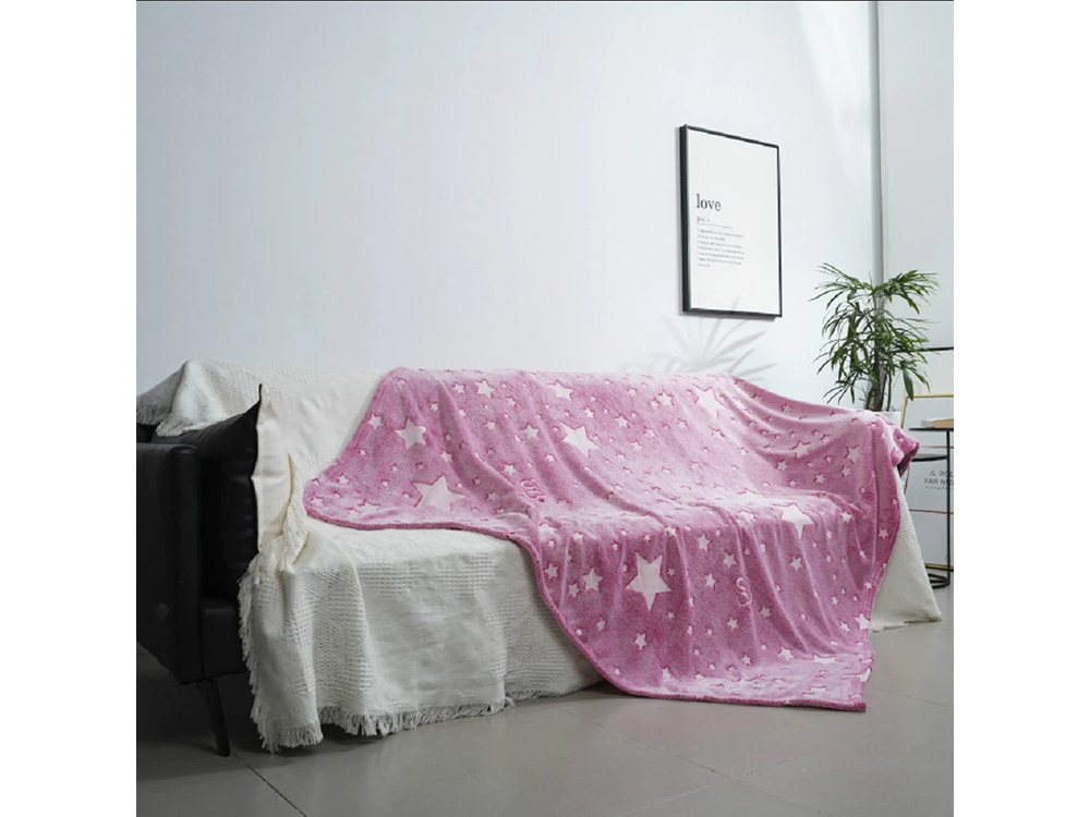 Antklodė 150x200 cm, fluorescencinė, dvipusė