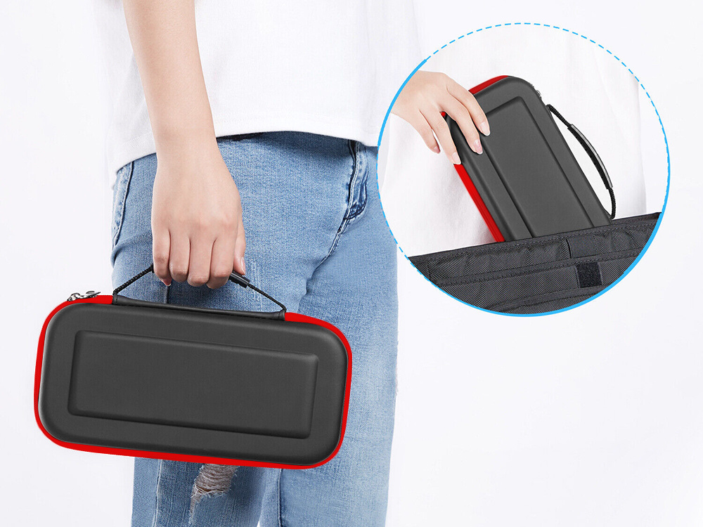 Nintendo switch apsauginis dėklas su vieta 10 žaidimų
