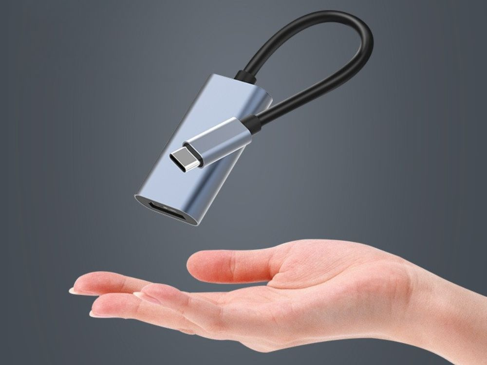 Usb-c į hdmi adapteris 4k 60hz, 18cm