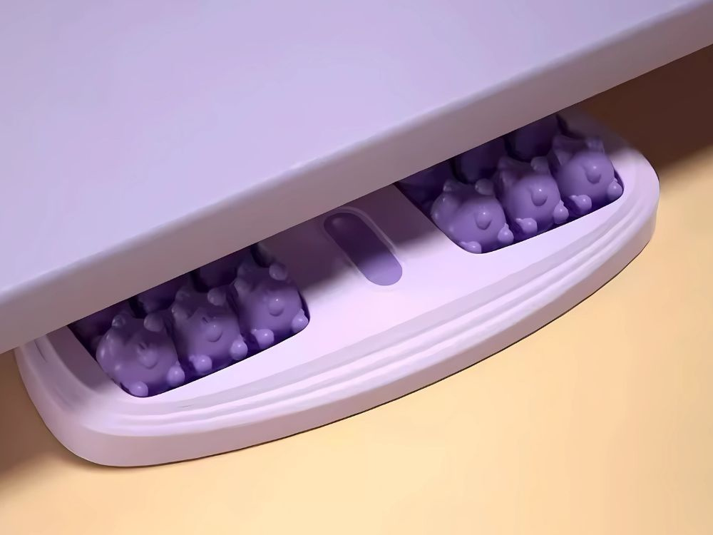 Masażer do stóp roller plastikowe rolki 2x3 kulki
