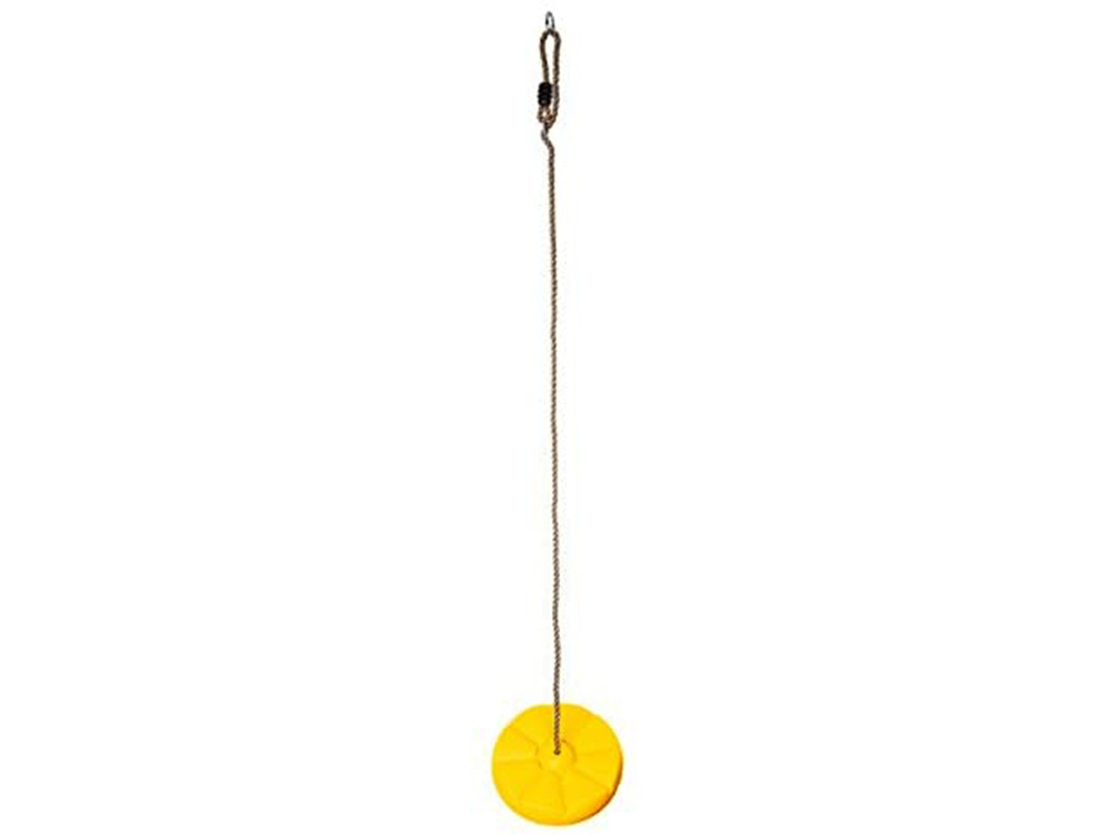 Vaikiškos sodo sūpynės su virve, 27 cm, geltona