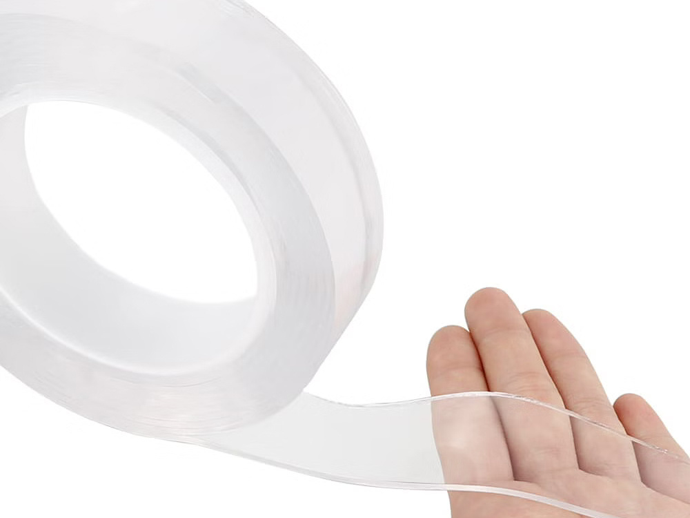 Dvipusė permatoma juosta nano pu, 5 m
