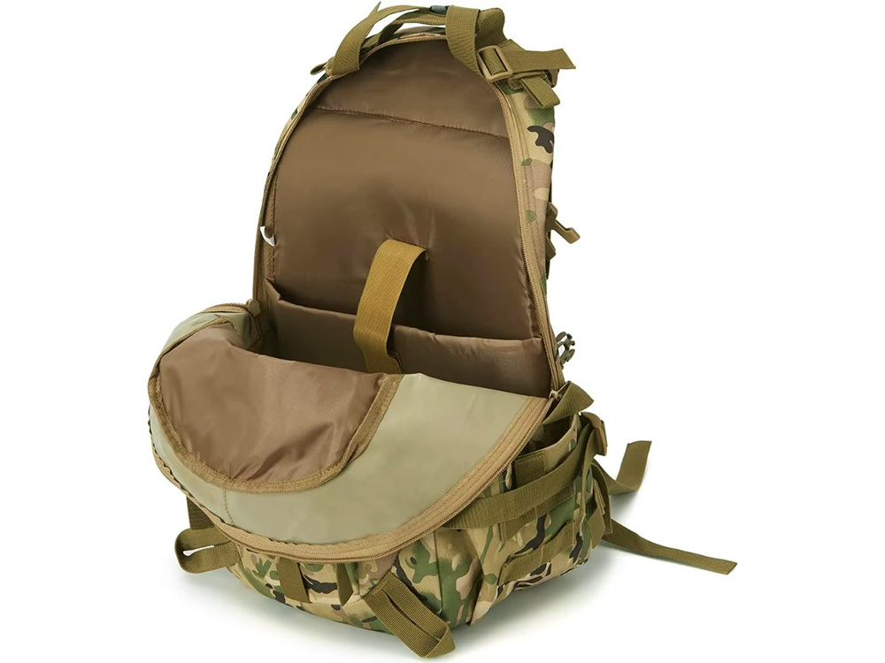 Taktinė kuprinė 30l, vandeniui atspari, camo
