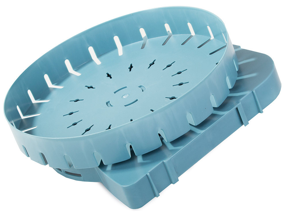 Plastikinė sukamoji lentyna virtuvei ir voniai, 26 cm