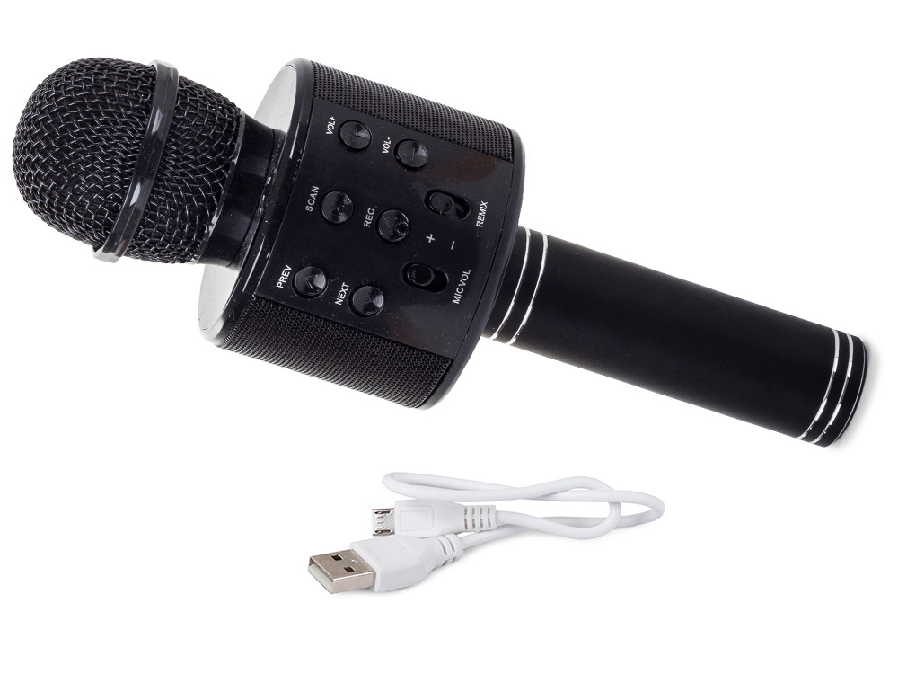 Belaidis mikrofonas karaoke su bluetooth ir garsiakalbiu