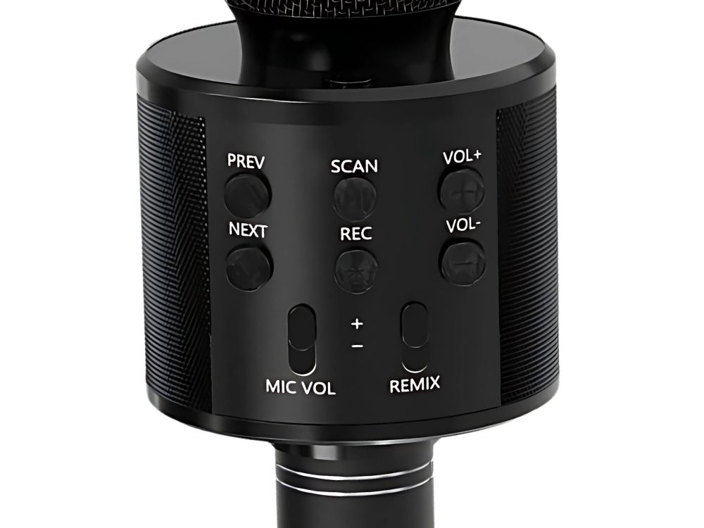 Belaidis mikrofonas karaoke su bluetooth ir garsiakalbiu