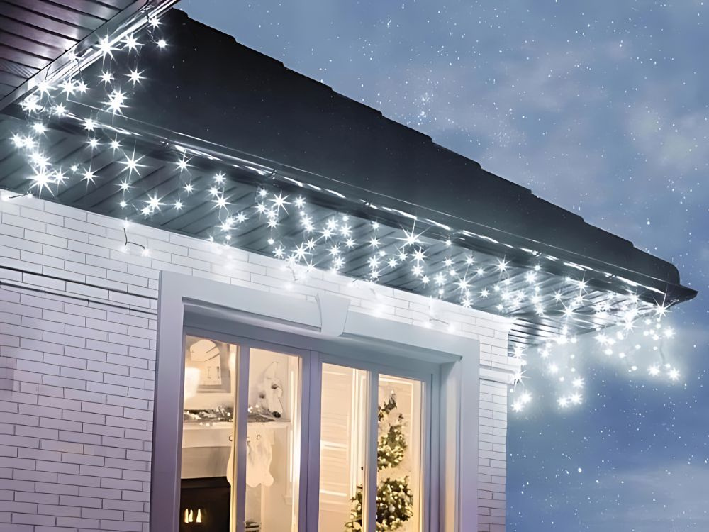 Girlianda 300 led šaltai balta, ip44