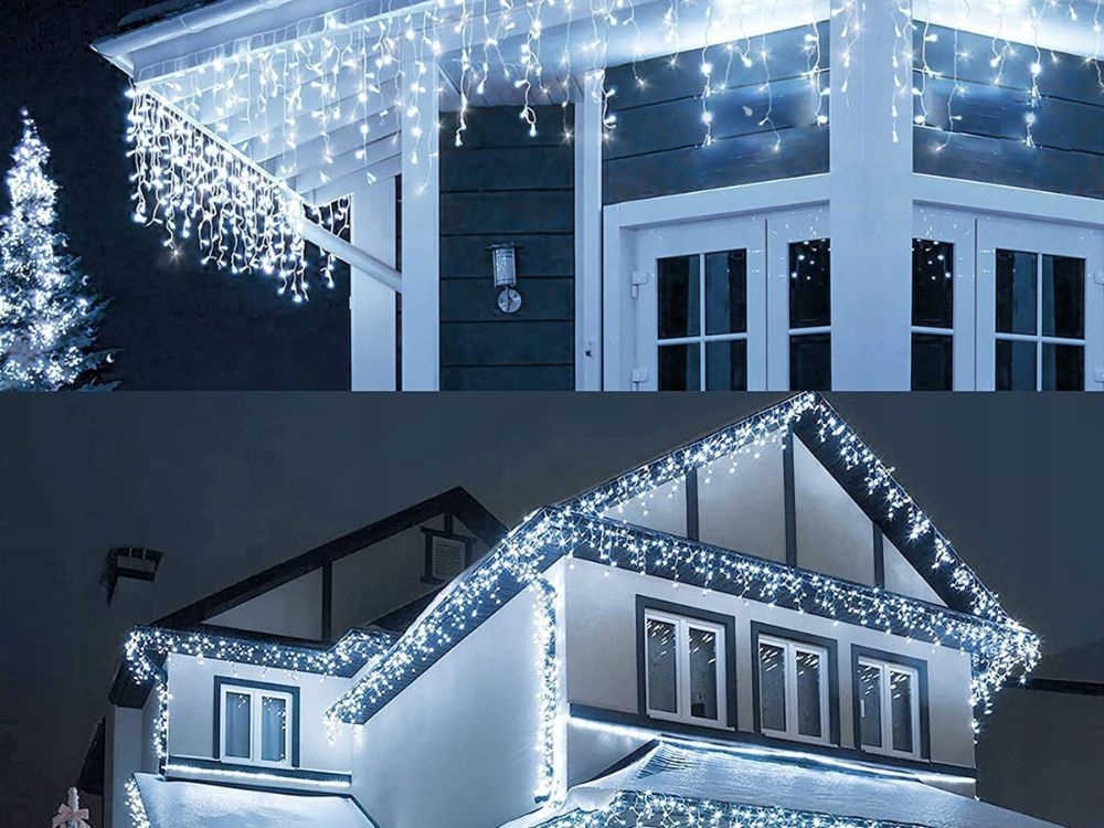 Girlianda 300 led šaltai balta, ip44