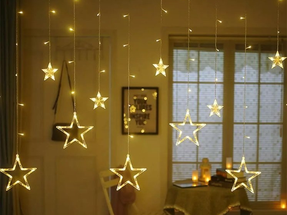 Kalėdinė girlianda 138 led šiltai balta