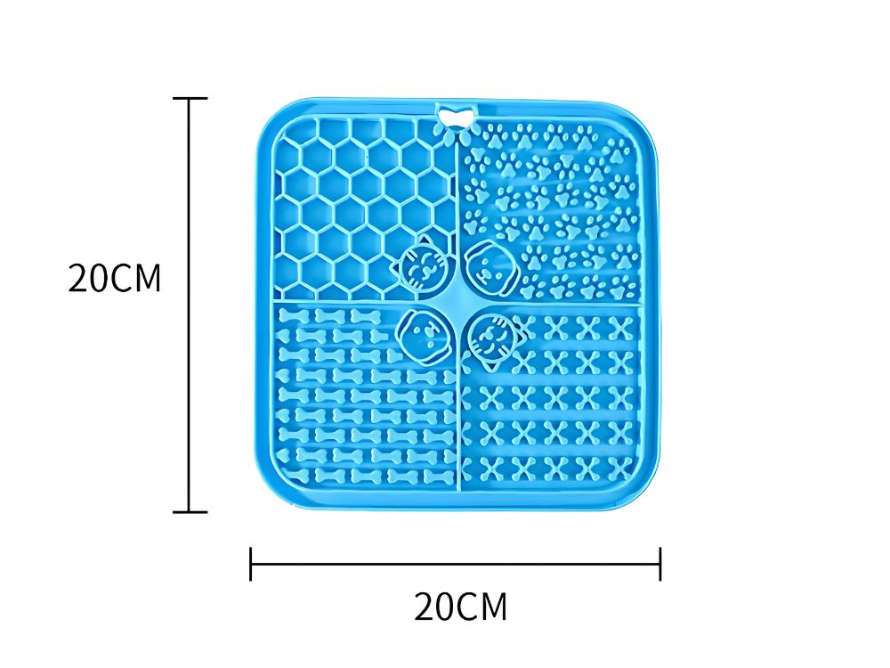 Silikoninė lėto maitinimo kilimėlis šunims ir katėms 20 cm