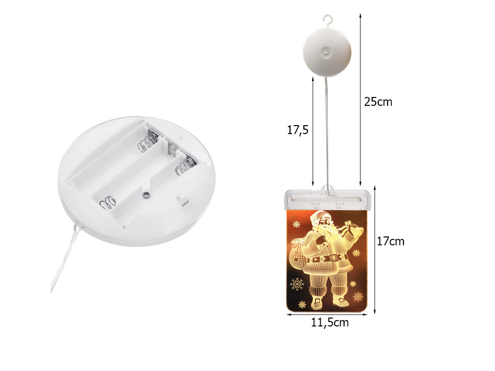 Led vitražas langui 3d su 6 diodomis