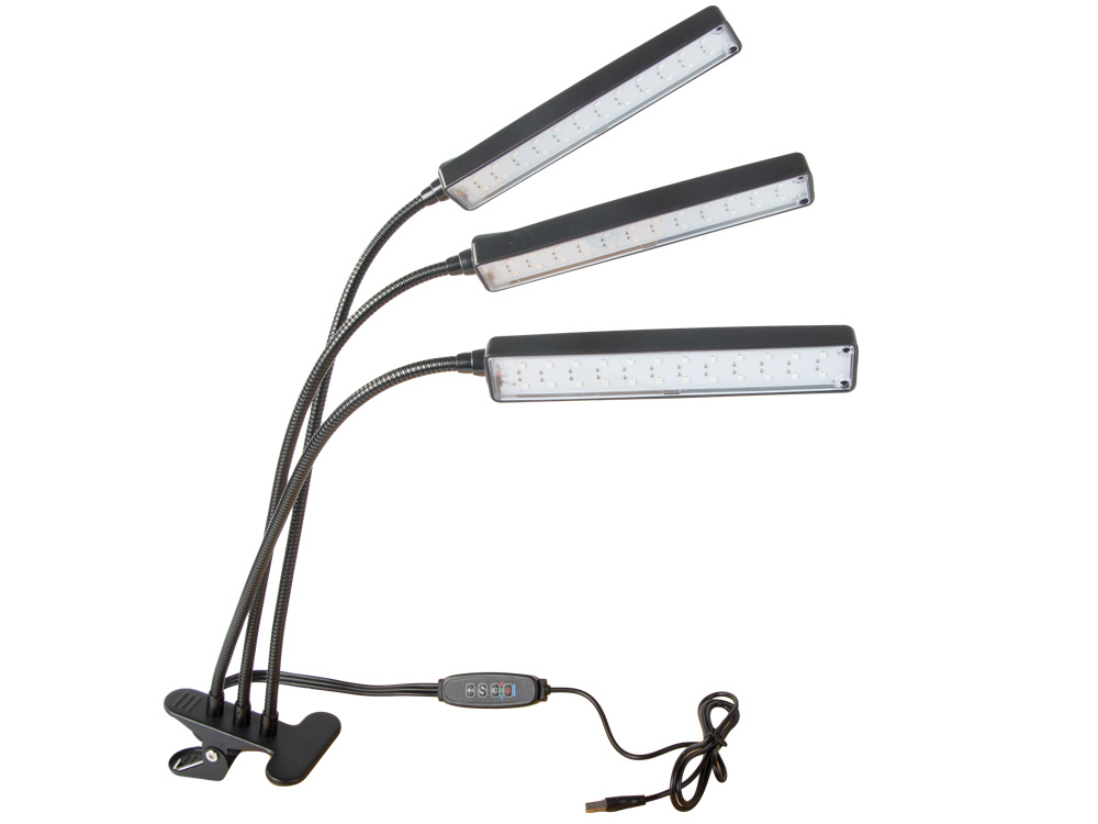Led lempa augalams su usb maitinimu ir laikmačiu