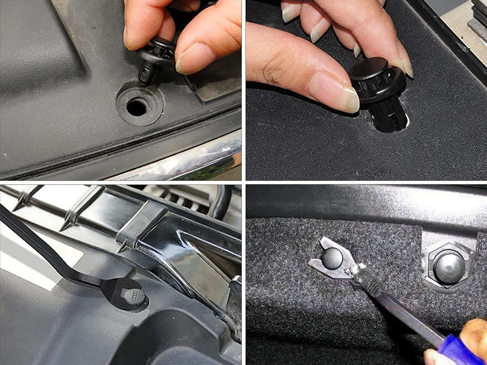 Automobilių apmušalų tvirtinimo klipsų rinkinys, 620 vnt.