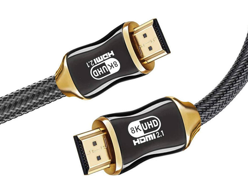 Hdmi kabelis 2.1 8k 60hz 4k 120hz 2m
