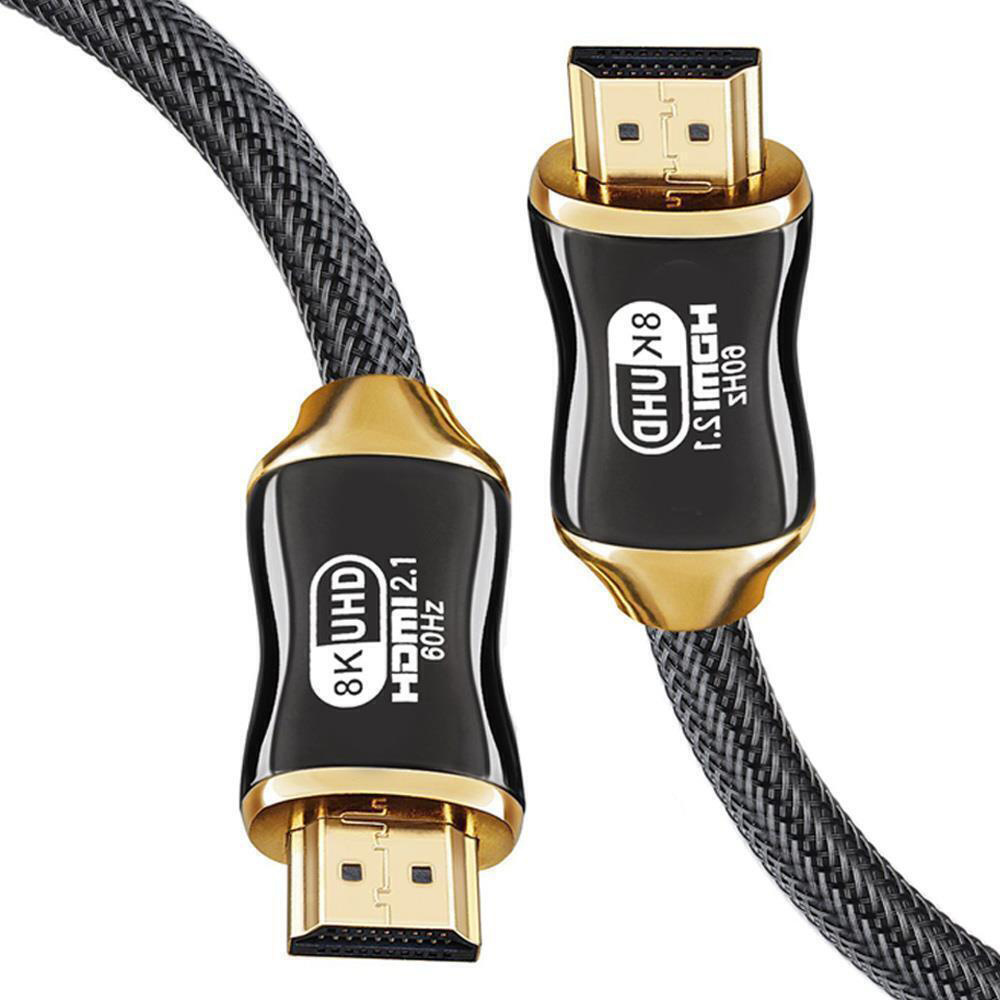 Hdmi kabelis 2.1 8k 60hz 4k 120hz 2m