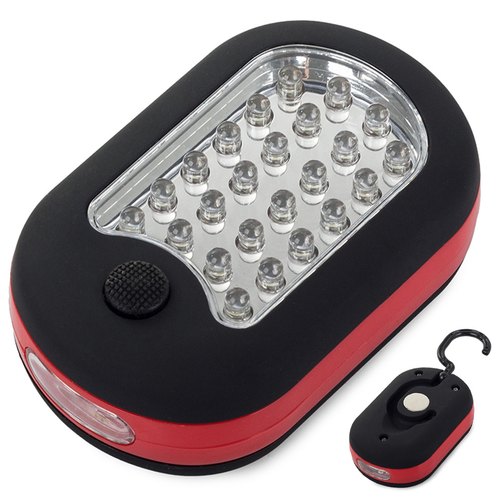 Dirbtuvinė lempa su magnetu ir kabliuku 27 led