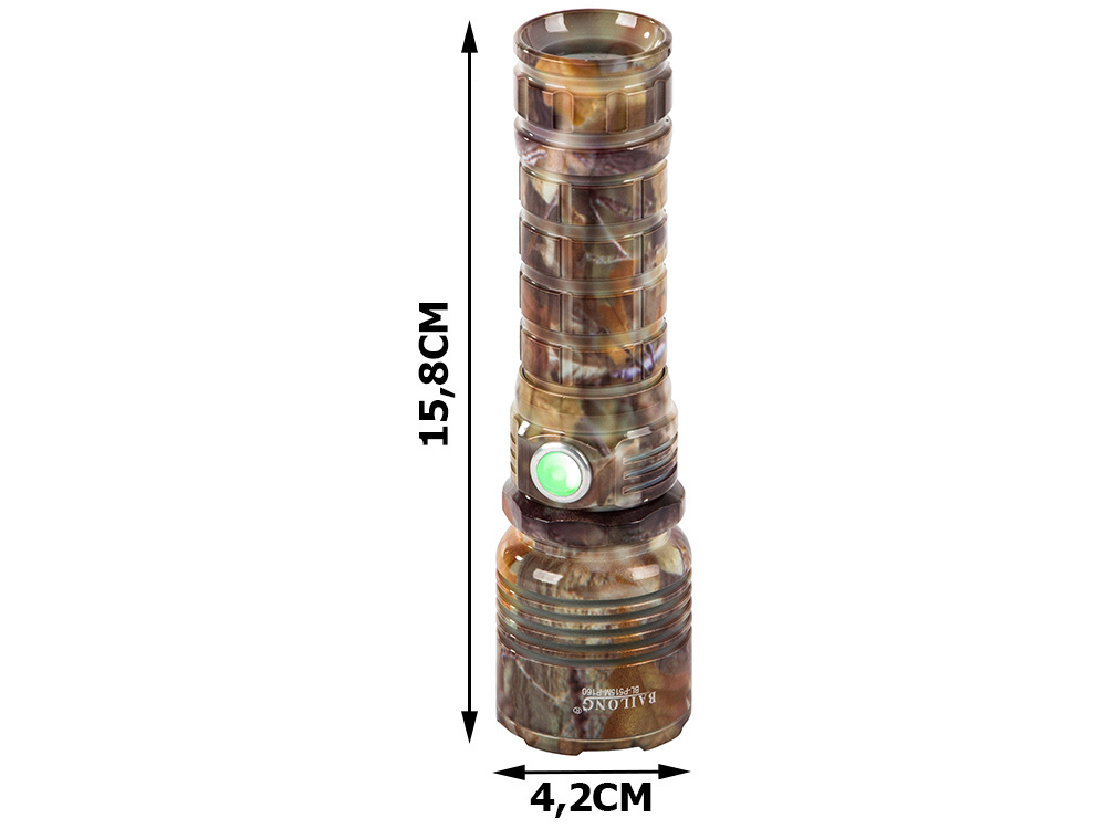Žibintuvėlis bailong p515m su led cree xhp160