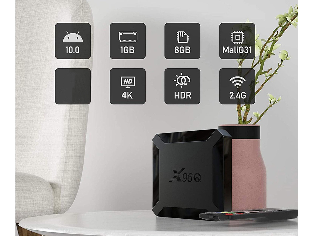 Multimedijos grotuvas su android 10, hdmi, 8gb atmintimi