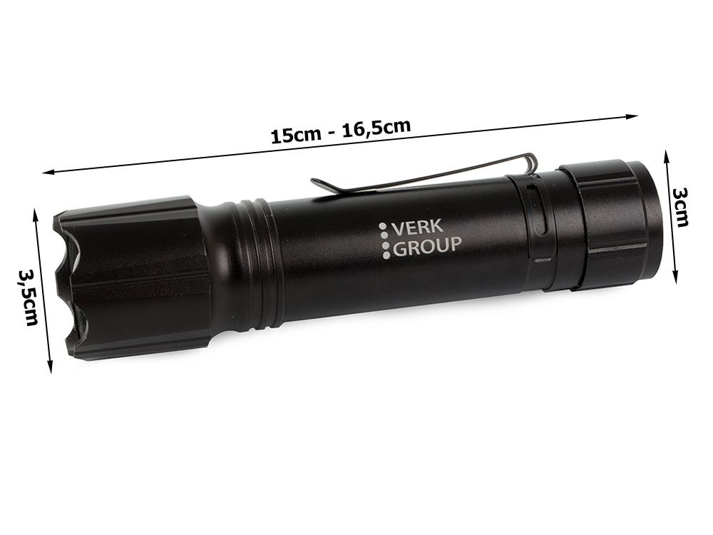 Taktinis žibintuvėlis cb-39 su cree xhp50 dioda ir 1000 m nuotoliu