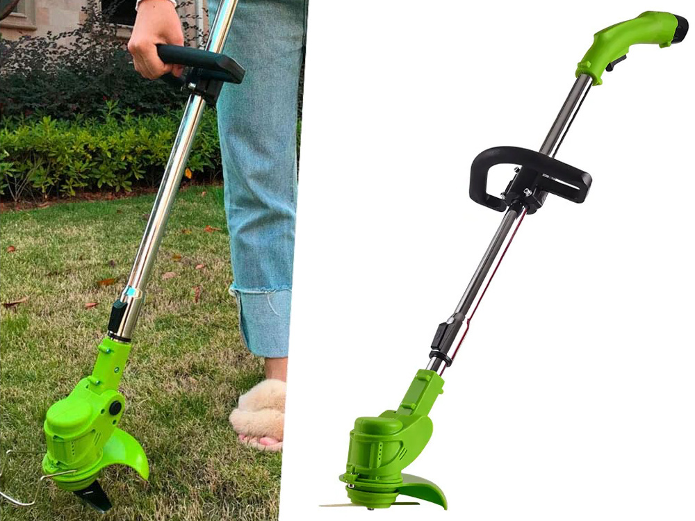 Akumuliatorinė žoliapjovė 12v, 800w, 25 cm