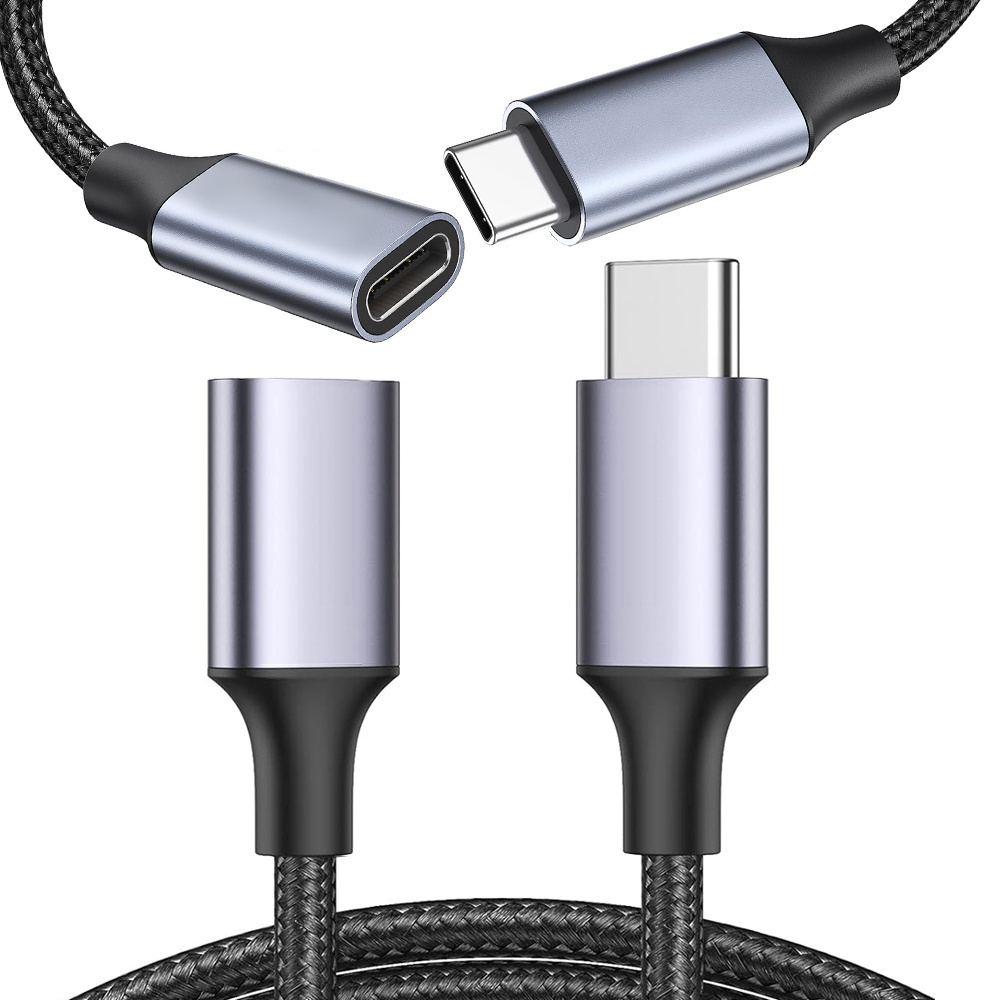 Usb-c kabelis 2m ilgio su apsauginiu apvalkalu