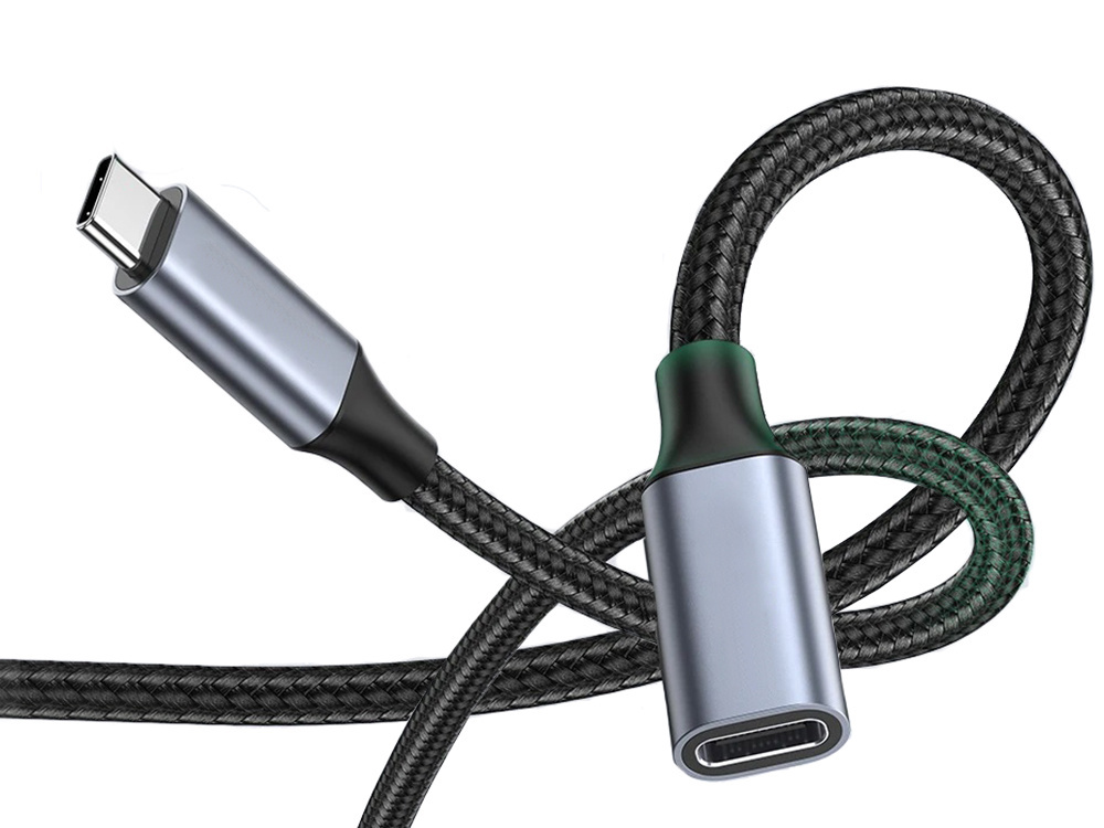 Usb-c kabelis 2m ilgio su apsauginiu apvalkalu