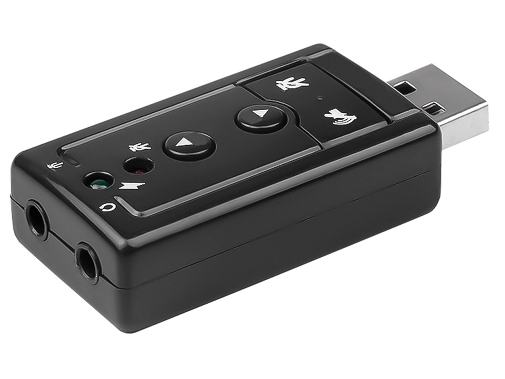 Usb garso plokštė su 7.1 sistema ir 3,5 mm jungtimi