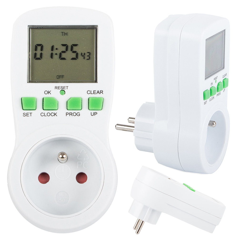 Laikmatis su lcd ekranu, 3680w, 230v