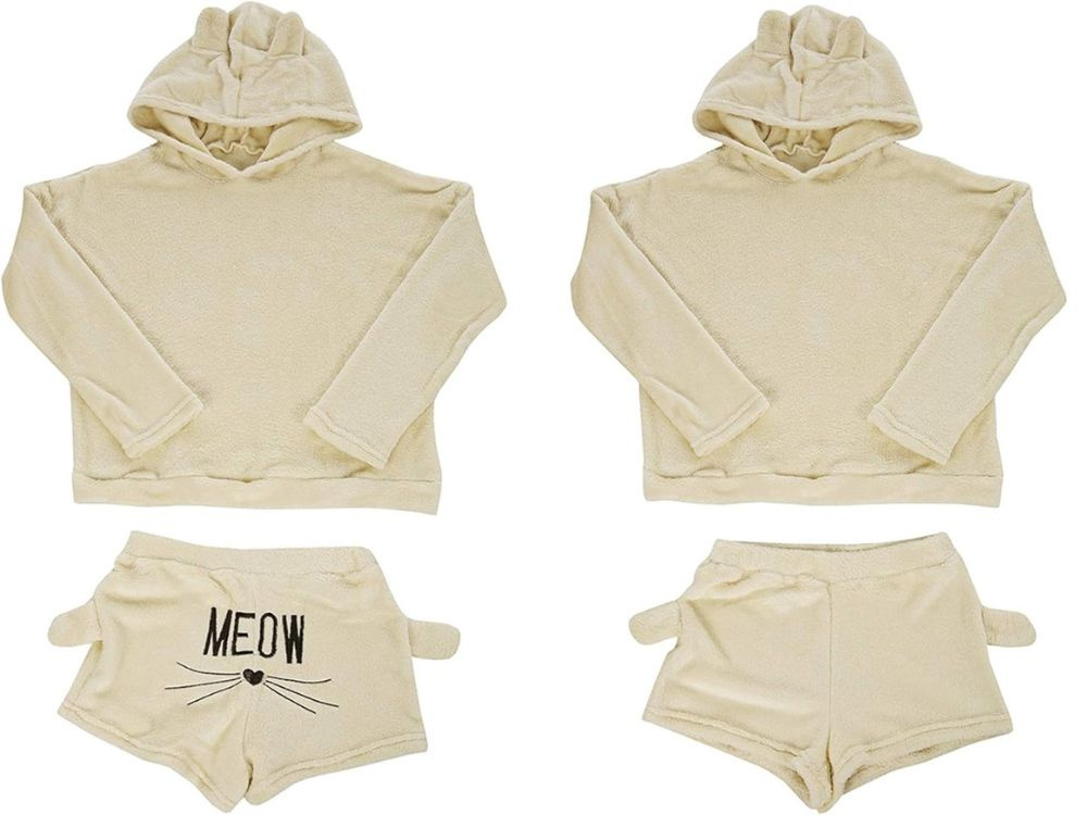 Moteriška šilta pižama su gobtuvu, xl