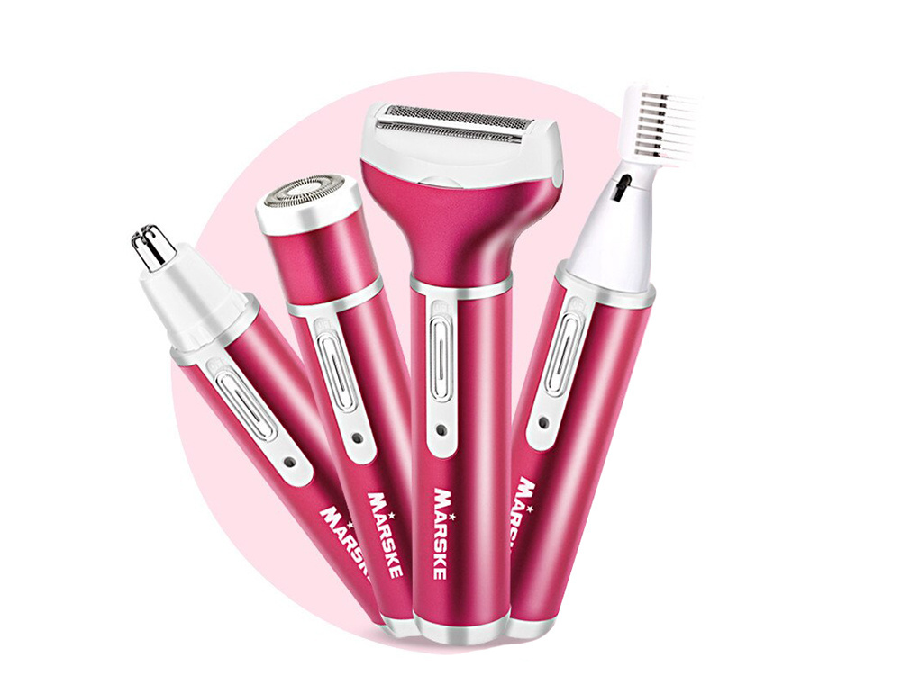 Daugiafunkcinis kūno depiliatorius 4in1 su usb įkrovimu