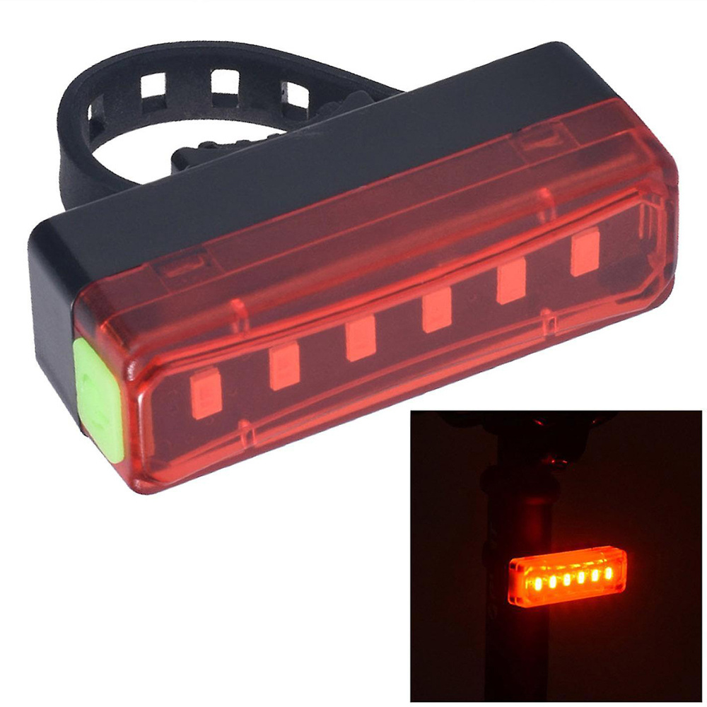 Dviračio galinė lempa su led apšvietimu ir usb įkrovimu