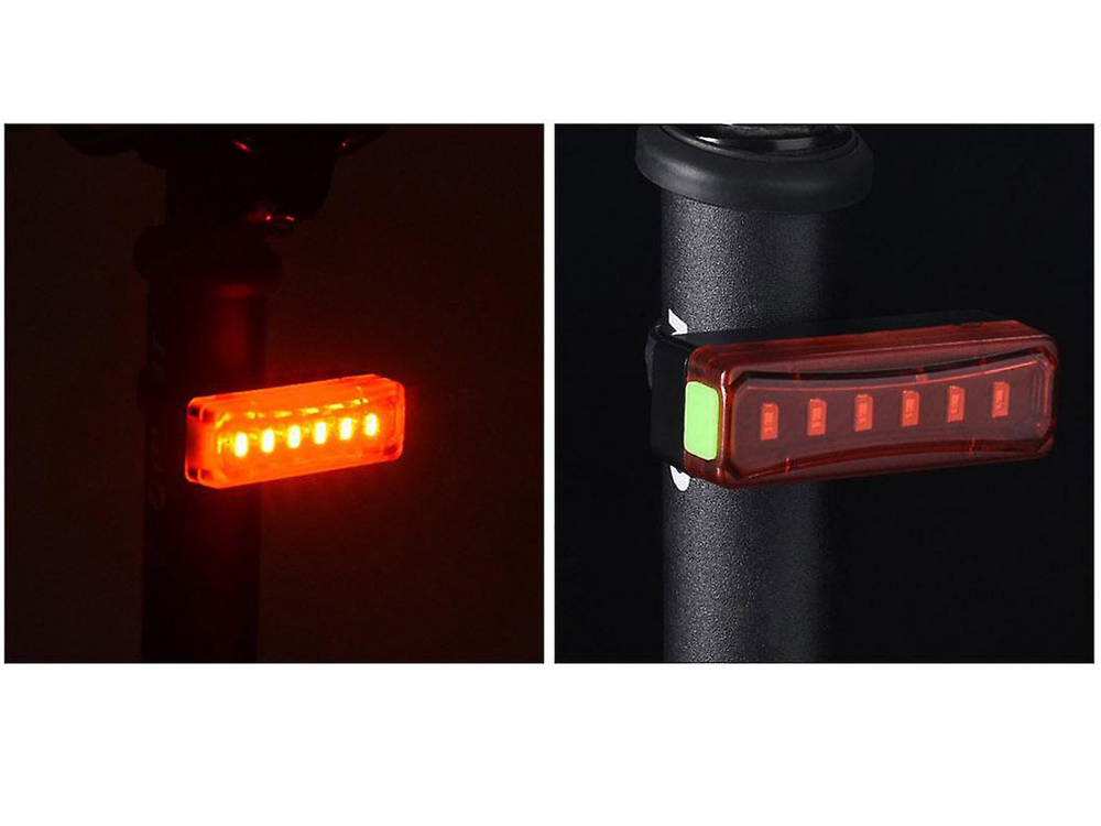 Dviračio galinė lempa su led apšvietimu ir usb įkrovimu