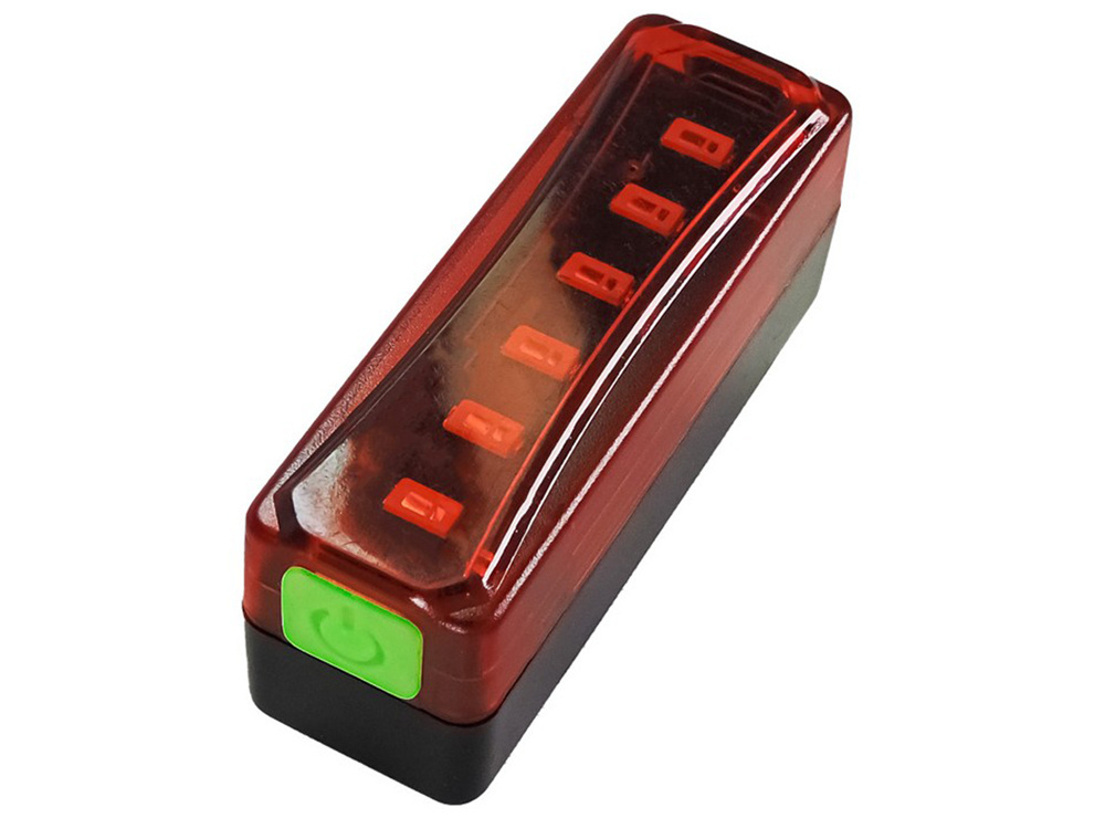 Dviračio galinė lempa su led apšvietimu ir usb įkrovimu