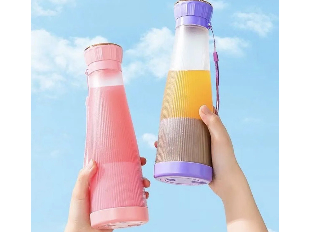 Nešiojamas trintuvas kokteiliams su usb jungtimi, 400 ml, žalias