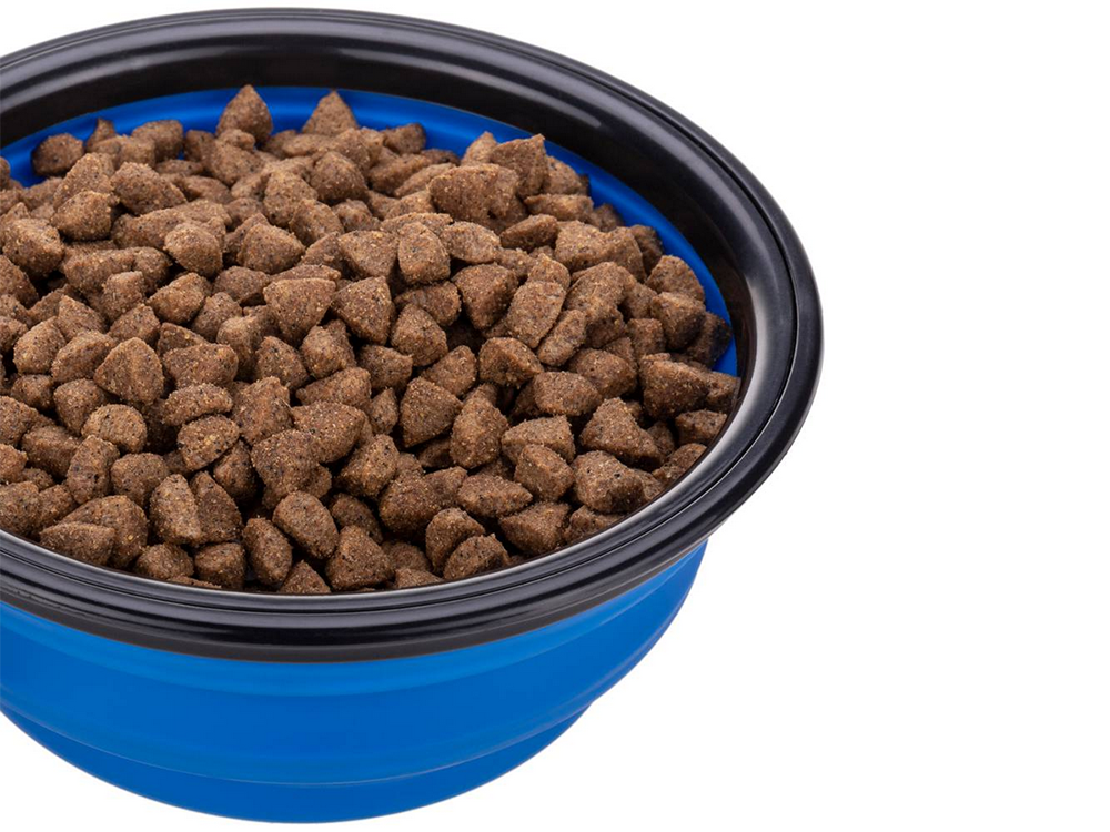 Silikoninis sulankstomas šuns dubenėlis 400 ml