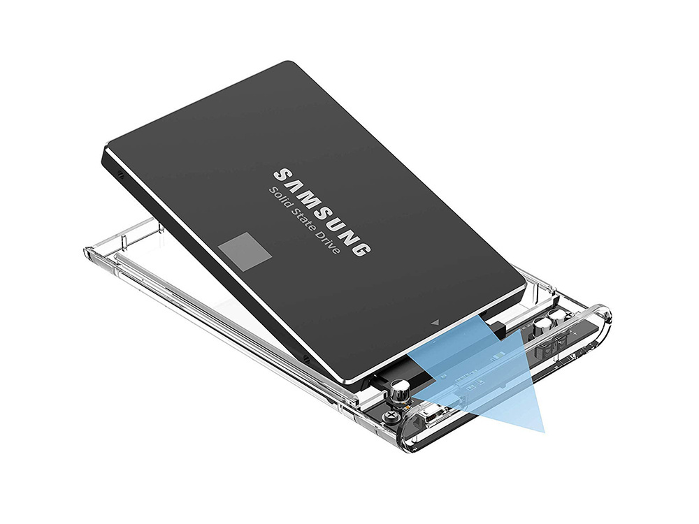 Dėklas kietajam diskui 2,5'' usb 3.0 sata
