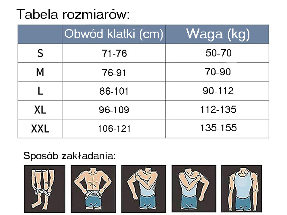 Vyriški modeliuojantys apatiniai marškinėliai, juoda, dydis m
