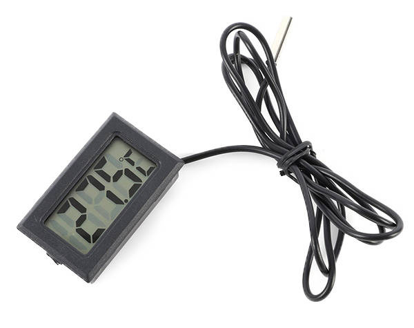 Elektroninis automobilio termometras su lcd ekranu ir 100 cm jutikliu