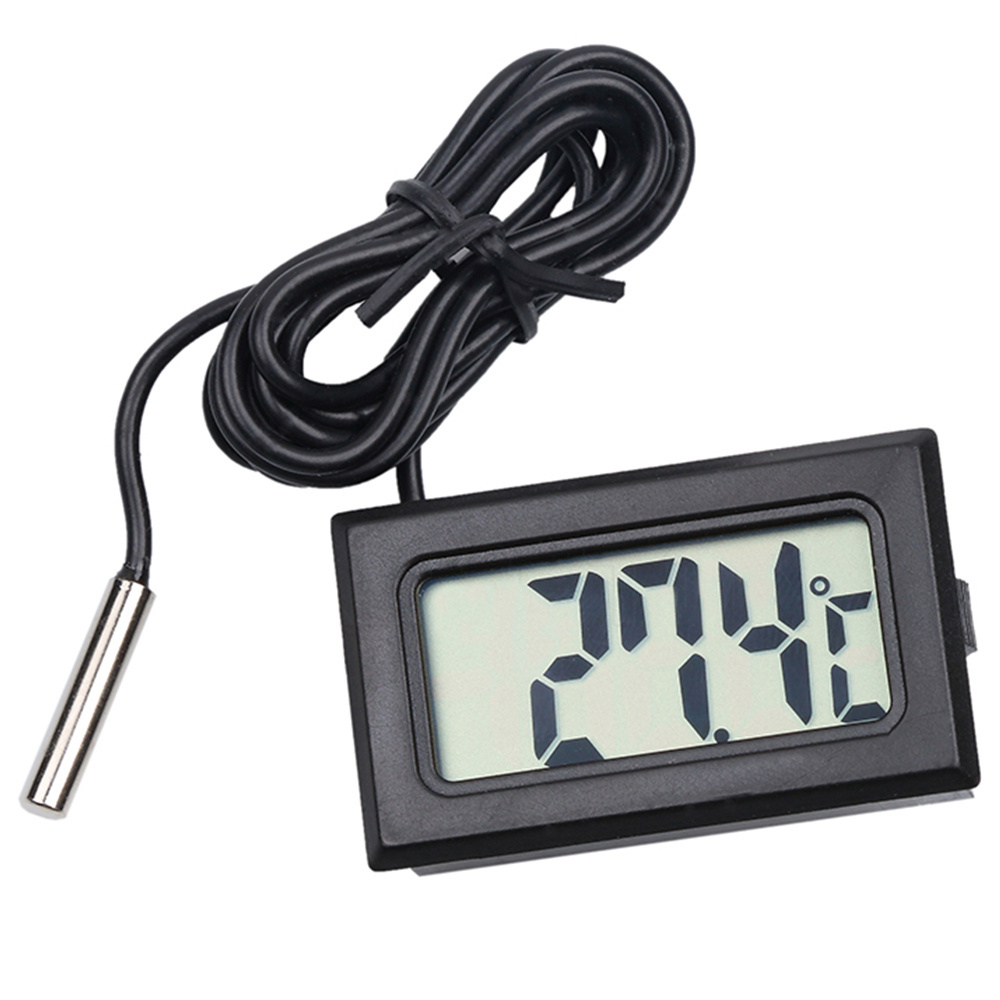 Elektroninis automobilio termometras su lcd ekranu ir 100 cm jutikliu