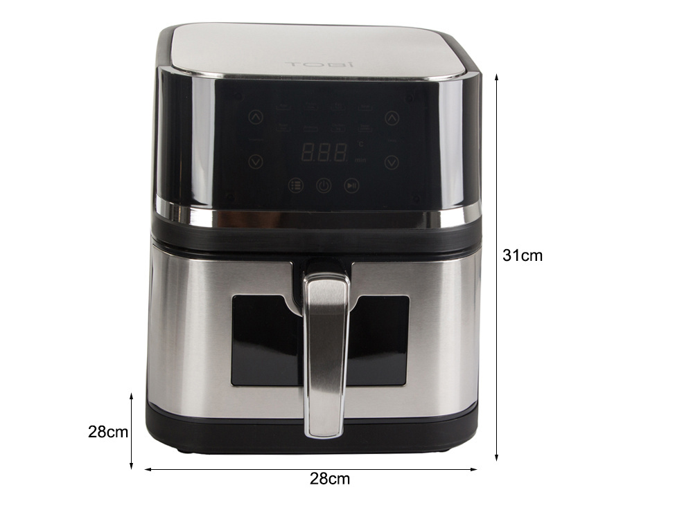 Oro gruzdintuvė 2400w 10l su lcd ekranu