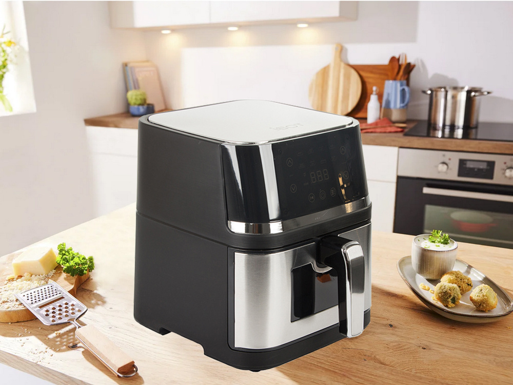 Oro gruzdintuvė 2400w 10l su lcd ekranu