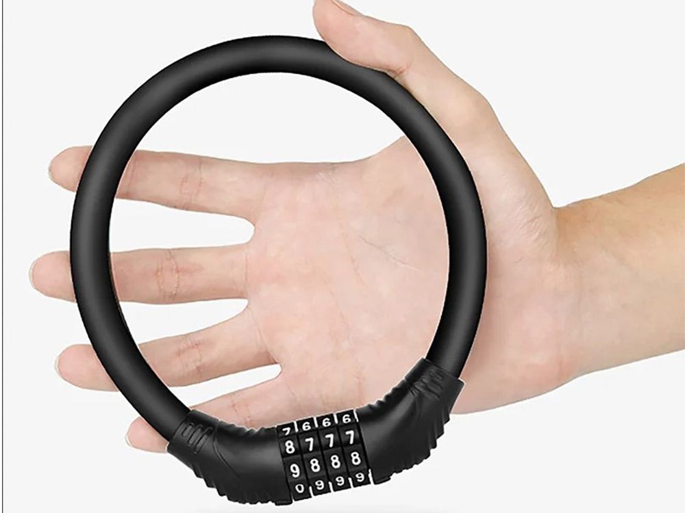 Dviračio užraktas su keturženkliu kodu, 60 cm