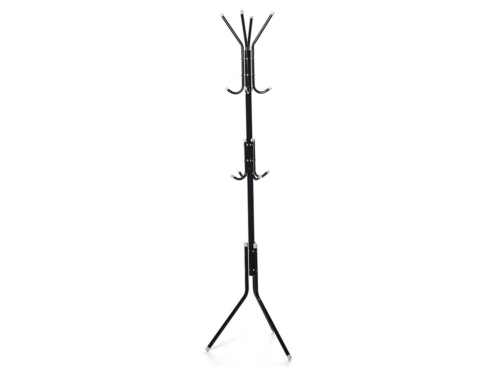 Drabužių kabykla, juoda, 174 cm