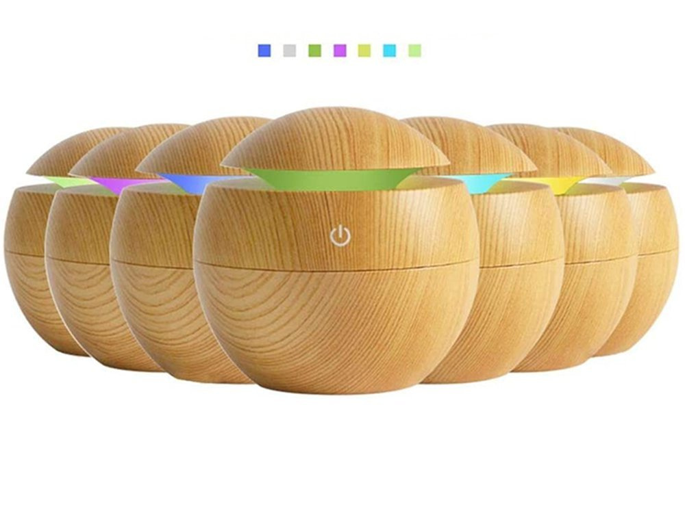 Oro drėkintuvas su led rgb apšvietimu, 200 ml
