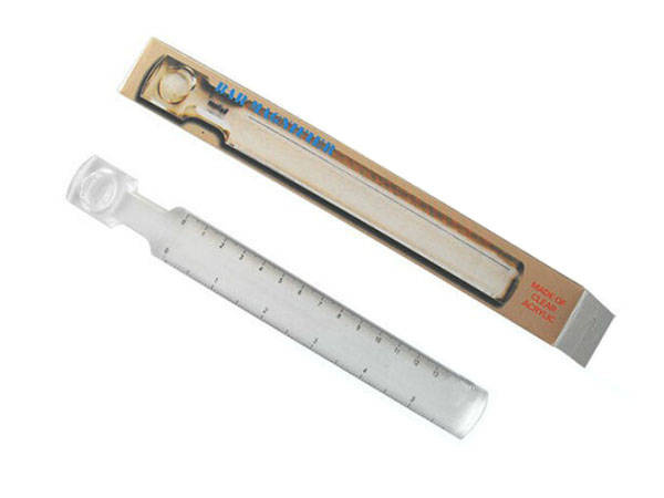 Linijinė skaitymo lupa 15 cm, 2,5x ir 5x padidinimas