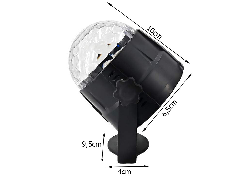 Disko projektorius su led rgb apšvietimu